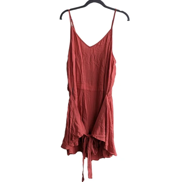 City Chic Playsuit Tropic Tie Short Romper Koi - Picture 4 of 6